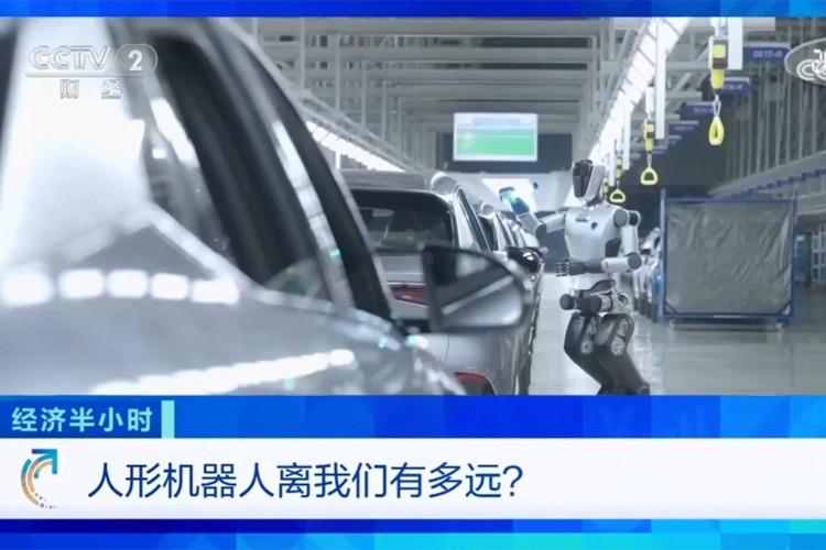 中央电视台《经济半小时》栏目对人生就是博机器人的专题报道